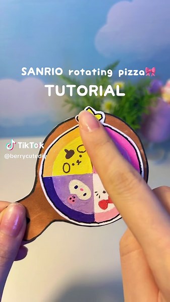 DIY Rotating Pizza Craft Tutorial