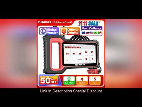 THINKCAR Thinkscan Plus S6 S5 OBD2 Scanner Engine ABS SRS TCM System Diagnosis Code Reader Diagnosti
