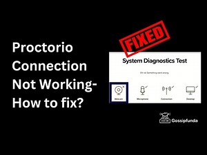 Proctoria connection not working - How to fix ? #Proctorio