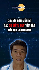 3 bước đơn giản để tạo sơ đồ tư duy tóm tắt bài học siêu nhanh #giaovienAI #tranghoaivu | Trang Hoài Vũ