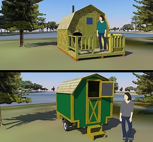 FREE Stealth Cabin and Shepherd Wagon Plans from Simple Solar Homesteading
