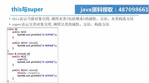 扣丁学堂-Java在线视频教程-JavaSE从入门到精通_this和super区别