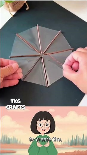 DIY Umbrella Craft ☂️ | Easy Paper Umbrella Making Tutorial How to Make Umbrell Simple DIY for Kids