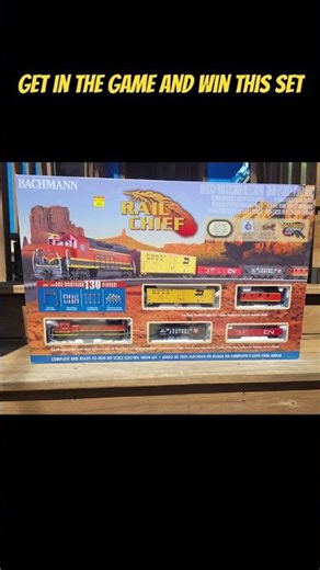 Win This Bachmann Rail Chief Set #modeltrains #shorts #shortvideo #short