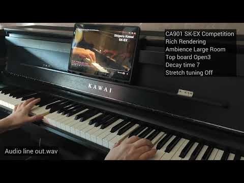Kawai CA901 SK-EX Competition Rich rendering vs Shigeru Kawai SK-EX. Best settings