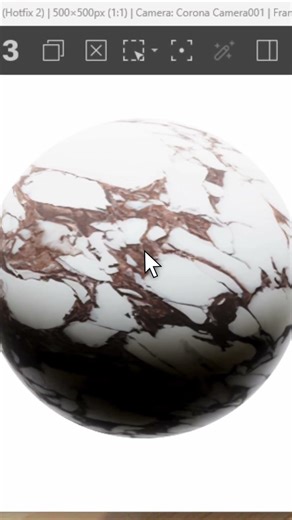 Setting up marble material in 3ds max.