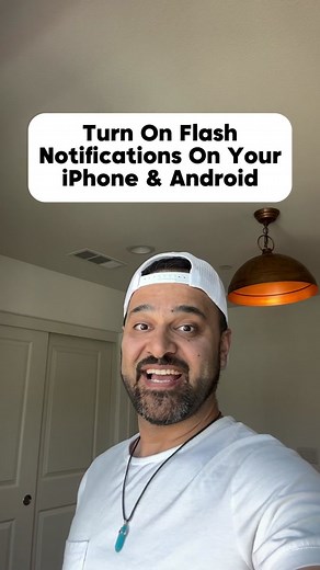 How to Turn on flash notifications on your iPhone and android 😉 | Iphone Tips