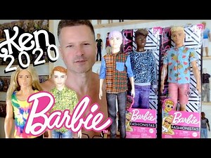 THE KEN FASHIONISTAS OF 2020 COMPLETE COLLECTION MATTEL BARBIE DOLL UNBOXING REVIEW