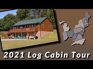 2021 Cozy Cabins Modular Log Home Tour (NY, PA)