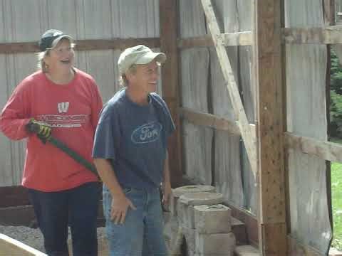 Taking down the barn 001