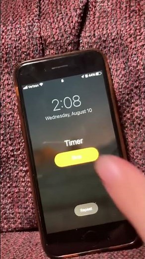 Playtime ringtone (iPhone 8 timer alert running iOS 15.6)