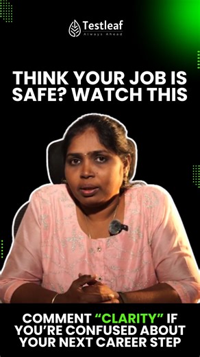 1.3K views | A senior manager with 20+ years in IT got laid off. No job for 6 months. No upskilling for 7 years. Don’t wait for a layoff to update your skills.  Comment “CLARITY” if you’re confused about your next career step. #layoffs #careerconfusion #upskill #careergrowth #itjobs #softwaretesting #qaengineer #keepgrowing #careercounselling #testleaf #qa #sdet #selenium #playwright #GenAI | TestLeaf | Facebook