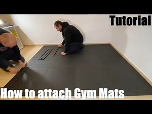 How to attach Gym Mats Exercise Mat Puzzle Foam Mats Gym Flooring Mat Interlocking Foam Mats DIY