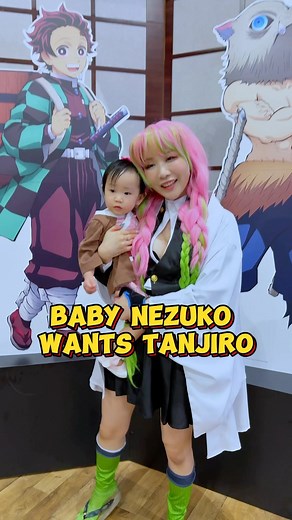 6K views · 167 reactions | Baby Nezuko just wants her big brother Tanjiro #demonslayer #nezuko #cosplay | Vivid Vision | Facebook