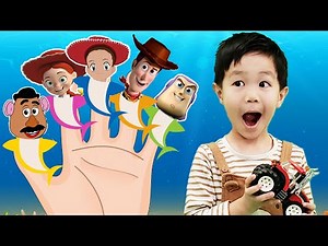 Toy Story Shark Finger Family | Nursery Rhymes | DoReMi Kids Songs