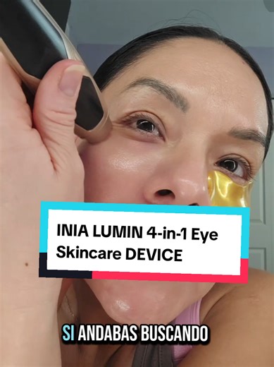 INIA LUMIN EYE DEVICE FOR EMERGENCY SWELLING REDUCTION IN THE MORNING. . INIA LUMIN 4-in-1 Eye Skincare @INIA Official @INIA BeautyCraft #redlighttherapy #INIA #INIALumin #INIAReview #skincare #antiaging #fdaapproved #bagsundermyeyes #ojerastips #redlighttherapy #beautytips