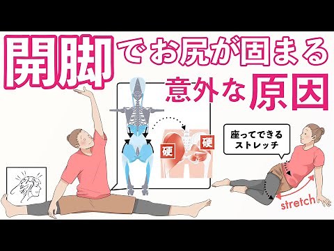 The surprising reason why your buttocks get stiff when you do splits and stretches to loosen your...