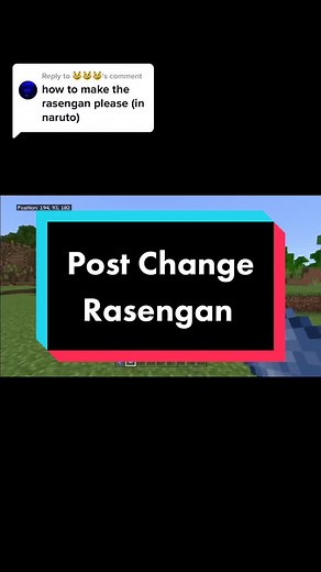 How to Create a Rasengan in Minecraft Tutorial