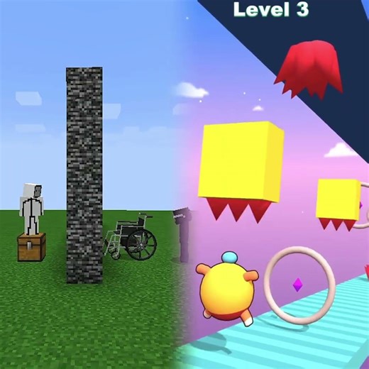 chest vs wheelchair #minecraft #shorts