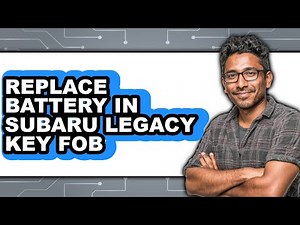 How To Replace Battery In Subaru Legacy Key Fob (Easy Method)