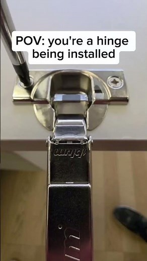 How easy it is to install a blum hinge