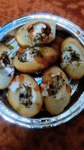 delicious dahi golgappe #food #indianrecipes #recipe 🥰🥰