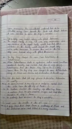 Class 11 chapter 3 Discovering Tut : The Saga Continues Question Answer