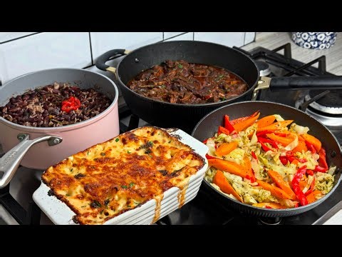 Let’s cook with Me | Brown stew lamb neck | Cheesy Mac | Rice & Peas. Healthy and delicious recipes