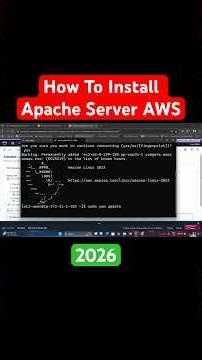 2026 How To Install Apache Web Server On Amazon Linux AWS Ec2 #aws #linux #shorts