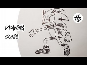 How to Draw Sonic Step by Step ✍️ | Easy Sonic Face, Head & Body Sketch