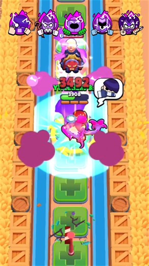 Who Can Escape Mega Chuck in 16 Slowpad? #brawlstars #edgar #bull #japan #bs #fypシ