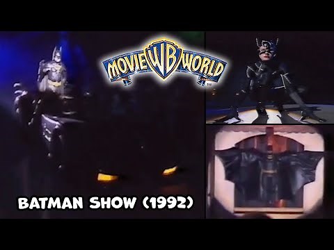 Awesome Batman Live Show at Movie World! 1992 Footage