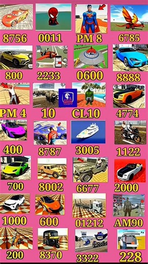 All New 😱 Cheat code + updates + plugin cheat code +All Vehicle code in Indian bike driving 3D game