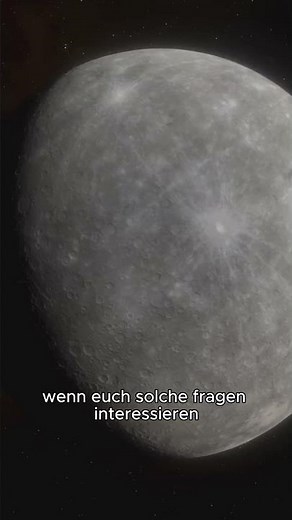 Merkur: Der geheimnisvolle Planet direkt neben der Sonne! ☀️ #weltraum #space #universe #shorts