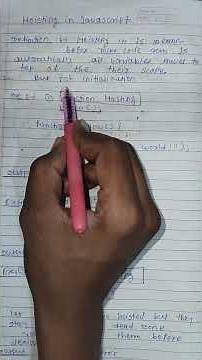 What is Hoisting in JavaScript? | JS Explained in 100 Second #coding #javascript