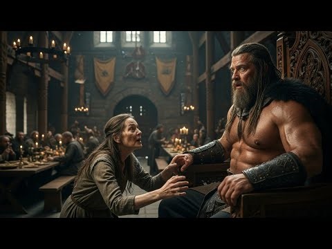 “Do You Have Any Leftovers, Sir?” The Elderly Woman Asked—The Giant Viking’s Reply Stunned The Hall