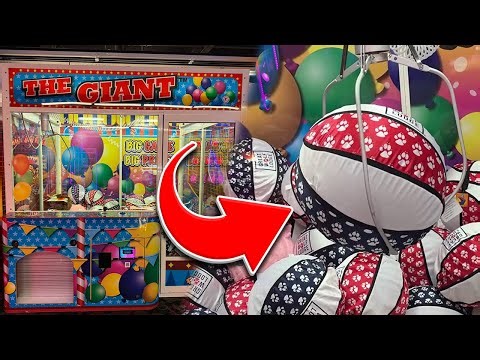 Winning a Ball From the GIANT Claw Machine!