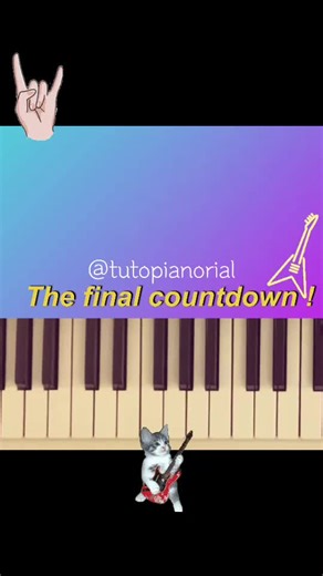 The Final Countdown Piano Tutorial for Beginners