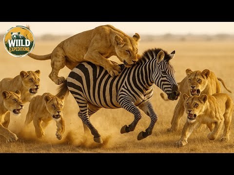 Mara River | Zebra vs. Lions – The Deadly Ambush