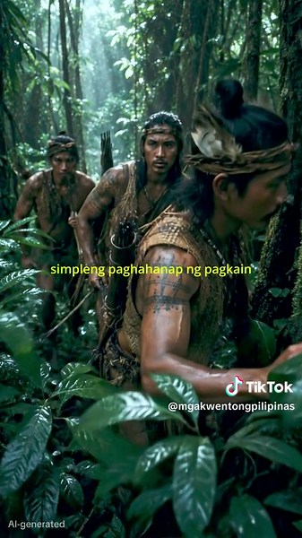PANGANGASO NG SINAUNANG PILIPINO: Buhay, Kasanayan, at Kalikasan Bago pa dumating ang mga Kastila, ang pangangaso ay mahalagang bahagi ng pamumuhay ng ilang sinaunang pamayanan sa Pilipinas. Gumagamit noon ng pana, sibat, patibong, at kaalaman sa kagubatan upang makahanap ng pagkain at iba pang materyales para sa pang-araw-araw na buhay. Ngunit higit pa sa simpleng paghahanap ng pagkain, ipinapakita ng pangangaso ang malalim na ugnayan ng ating mga ninuno sa kalikasan, kagubatan, at kanilang pam