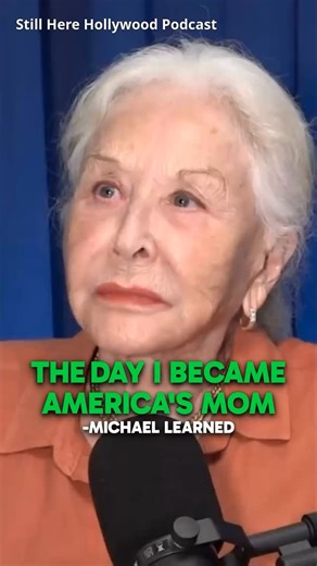 2.4K views · 1.2K reactions | The moment Michael Learned got the call that she was America’s Mom. #TheWaltons @michaellearnedofficial @stevekmetko @stillherehwood @jimlichtenstein @stillherenetwork | Still Here Hollywood Podcast | Facebook