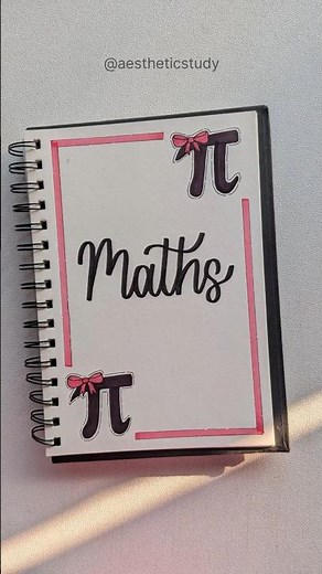 Assignment front page design 'Maths' #shorts #youtubeshorts #frontpage