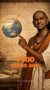 Aryabhata: The OG mathematician of Ancient India 👆 More than 1,500 years ago, when the world was still guessing the sky, Aryabhata was explaining it. The rotation of the Earth, time calculation, numbers and logic these weren’t modern breakthroughs. They came from a mind without telescopes, but with clarity far ahead of its time. This is not pride. This is context. I explain. You decide. #aryabhatta #mathematician #astronomy #history #ancientindia | Fizzy FactsTv