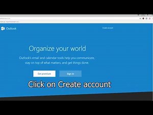 Create A New Microsoft Hotmail (Outlook.com) Account | Hotmail Email Login