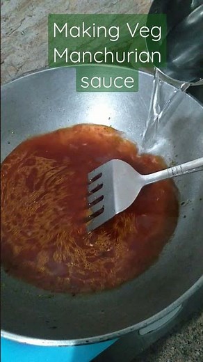 Making Veg Manchurian Sauce | Manchurian slurry | Foodie