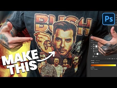 How To Design Rock Band T-Shirts (Photoshop Tutorial 2023)
