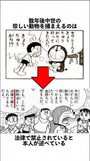 ドラえもん最大の矛盾？タイムパトロールの仕事内容について#ドラえもん#漫画#アニメ#shortsfeed