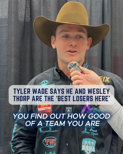 @uscowboyinc on Instagram: "“You find out how good of a team you are when you’re losing not when you’re winning.” Tyler Wade/Wesley Thorp bounced back from three straight no times to split Round 4 with a 3.8. And a reminder they won the World last year with just six qualified times at the NFR…"
