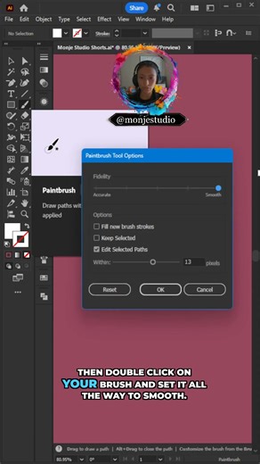 Monje Studio Tutorials: How to Make a Custom Calligraphy Brush in Illustrator
