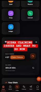 SIDRA CLAIMING ISSUES AND WHAT TO DO NOW #sidrabank #sidrachain #sidracoin #sidra #sidrabankapp